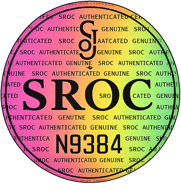 SROC holographic authentication sticker